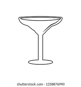 cocktail glass icon. Element of Bar for mobile concept and web apps icon. Thin line icon for website design and development, app development