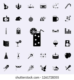 cocktail glass icon. Party icons universal set for web and mobile