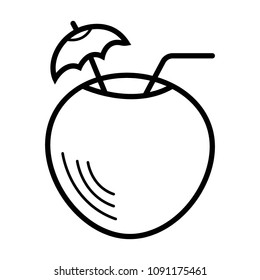 cocktail glass icon vector
