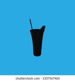 cocktail glass icon vector