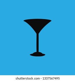 cocktail glass icon vector