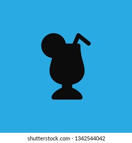 cocktail glass icon vector