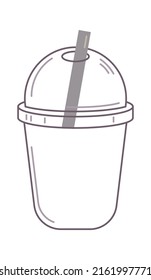 Cocktail glass icon. Vector illustration