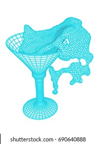 cocktail glass martini