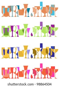 Cocktail glass set