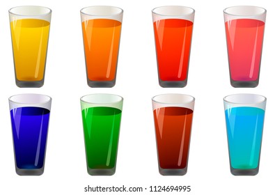 Cocktail glass vector