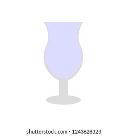 Cocktail glass vector icon