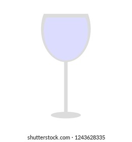 Cocktail glass vector icon