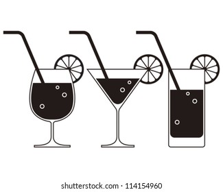 Cocktail glasses