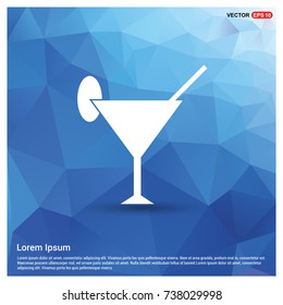 Cocktail glasses icon