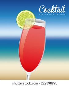 cocktail graphic design , vector illustration