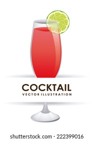 cocktail graphic design , vector illustration