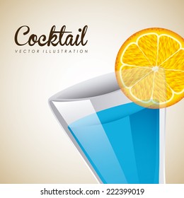 cocktail graphic design , vector illustration