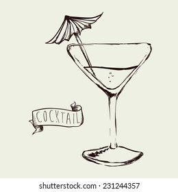 cocktail graphic design , vector illustration