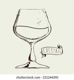 cocktail graphic design , vector illustration
