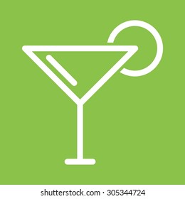 Cocktail, ice, beverage icon vector image. Can also be used for eatables, food and drinks. Suitable for use on web apps, mobile apps and print media