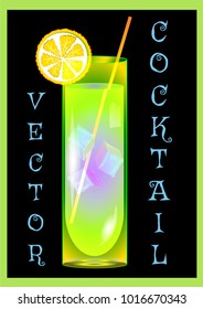 cocktail ice lemon