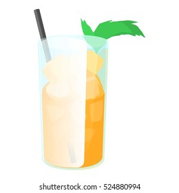 Cocktail icon. Cartoon illustration of cocktail vector icon for web