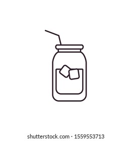 cocktail icon design, Drink beverage liquid menu restaurant store and shop theme Vector illustration