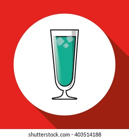 cocktail icon design , vector illustration