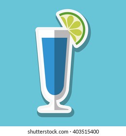 cocktail icon design , vector illustration