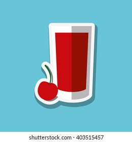 cocktail icon design , vector illustration