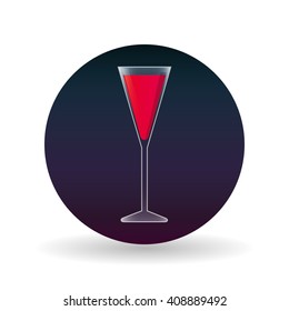 cocktail icon design , vector illustration