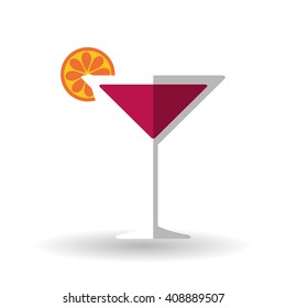 cocktail icon design , vector illustration