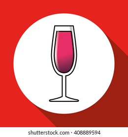 cocktail icon design , vector illustration