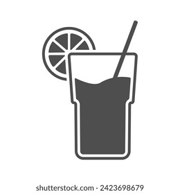 cocktail icon design vector template