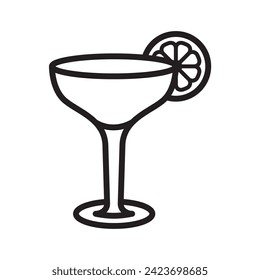 cocktail icon design vector template