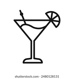 Cocktail Icon for Drink Recipes and Mixology Apps