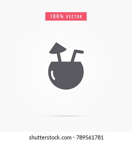 cocktail icon. drink symbol