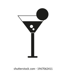 Cocktail icon. Drink. Vector graphics