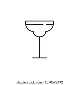cocktail icon element of bar icon for mobile concept and web apps. Thin line cocktail icon can be used for web and mobile. Premium icon on white background