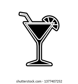 cocktail icon. Element of Casino for mobile concept and web apps icon. Glyph, flat icon for website design and development, app development