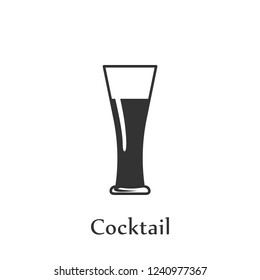 Cocktail icon. Element of drink icon for mobile concept and web apps. Detailed Cocktail icon can be used for web and mobile