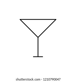 cocktail icon. Element of simple web icon. Thin line icon for website design and development, app development. Premium icon