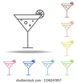 cocktail icon. Elements of Alcohol drink in multi colored icons. Simple icon for websites, web design, mobile app, info graphics