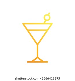 Cocktail icon. Event icon design. vector graphic