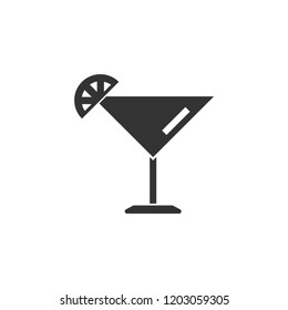 Cocktail. Icon Flat