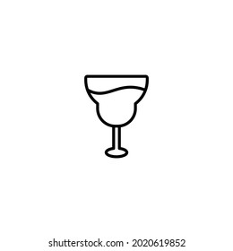 cocktail icon, glass icon vector for web site Computer and mobile app