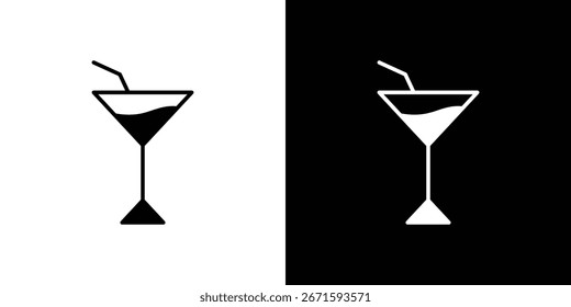 Icono de cóctel. paquete de símbolos de Vector de Diseño gráfico