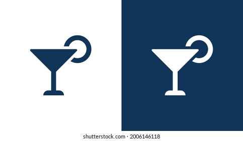 Cocktail icon illustration isolated vector sign symbol