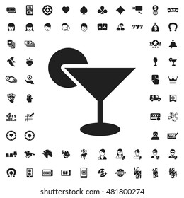 Cocktail icon illustration isolated vector sign symbol