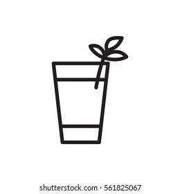 cocktail icon illustration isolated vector sign symbol