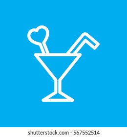 cocktail icon illustration isolated vector sign symbol