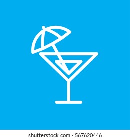 cocktail icon illustration isolated vector sign symbol