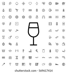 Cocktail icon illustration isolated vector sign symbol