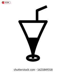 cocktail icon isolated sign symbol vector illustration - high quality black style vector icons
